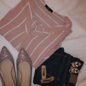 Striped Pink Blouse | 3X Cute Plus Size Fashion